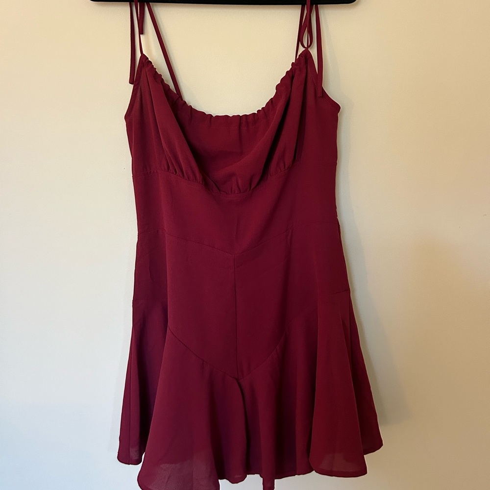 Maroon romper